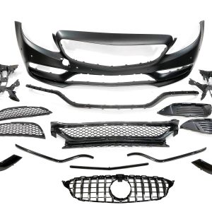 Paragolpes Delantero Mercedes clase C W205 2014-2018 2P / 4P / SW look AMG C63