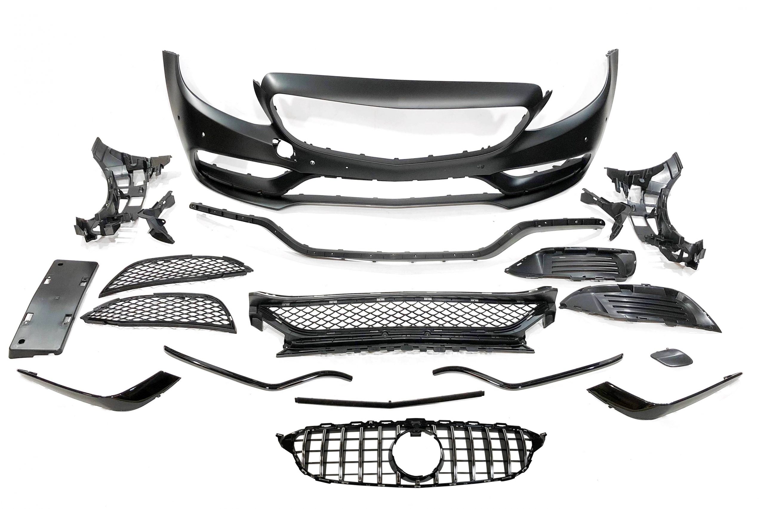 paragolpes-delantero-mercedes-w205.jpg Paragolpes Delantero Mercedes clase C W205 2014-2018 2P / 4P / SW look AMG C63