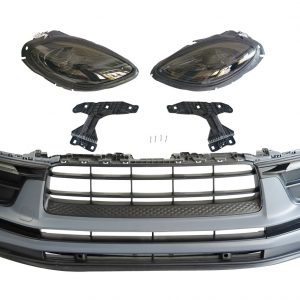 Paragolpes Delantero Porsche Macan 2014-2018 Look 2023 Faros delanteros