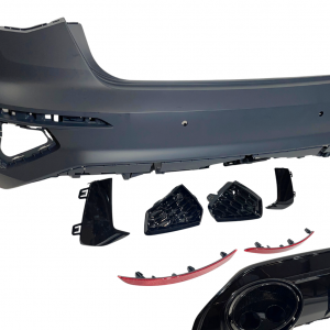 Paragolpes Trasero Audi A3 Sportback 2019-2024 Look RS3 Led