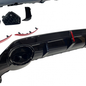 Paragolpes Trasero Audi A3 Sportback 2019-2024 Look RS3 Led