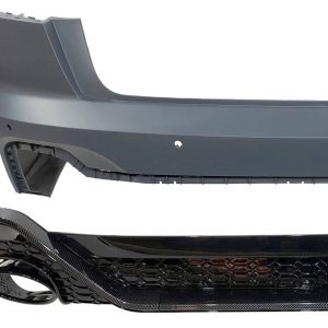 Paragolpes Trasero Audi A6 C8 4 puertas Look RS6 Carbono