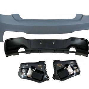 Paragolpes Trasero BMW F20 / F21 3-5P 12-14 Look M Performance 2 Salidas