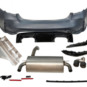 Paragolpes Trasero BMW F30 Look G80 Escape