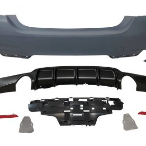 Paragolpes Trasero BMW F32 / F33 / F36 Look M Performance 2 Salidas simples