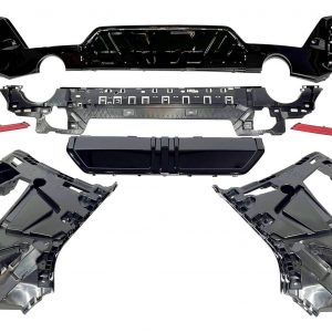 Paragolpes Trasero BMW G20 LCI 2023+ look M-Performance Brillante Negro
