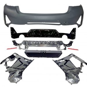 Paragolpes Trasero BMW G20 LCI 2023+ look M-Performance Brillante Negro