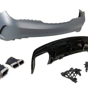 Paragolpes Trasero Mercedes CLA W117 2013-2018 LCI 4P / SW Look AMG A45