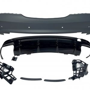 Paragolpes Trasero Mercedes CLA W117 2013-2018 LCI 4P / SW Look AMG A45