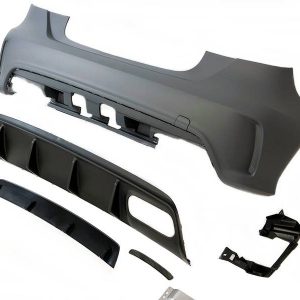 Paragolpes Trasero Mercedes clase A W176 2012-2018 A45 Look AMG Sensores