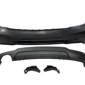 Paragolpes Trasero Mercedes W204 07-13 2-4P 1 Salida Look AMG ABS