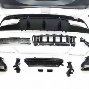 Paragolpes Trasero Mercedes W205 2014-2018 4P Look C63 Colas escape