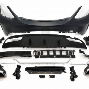 Paragolpes Trasero Mercedes W205 2014-2018 4P Look C63 Colas escape