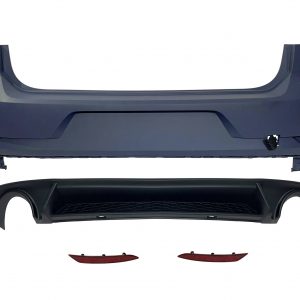 Paragolpes Trasero Volkswagen Golf 7 Look 7.5 GTI 2 Salidas ABS