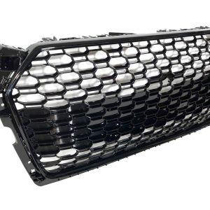Parrilla Audi A5 18-20 Look RS5 Negro brillante Cámara