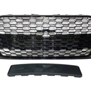 Parrilla Audi A5 18-20 Look RS5 Negro brillante Cámara