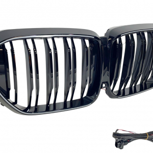 Parrilla BMW X5 G05 LCI LED Negro Brillo