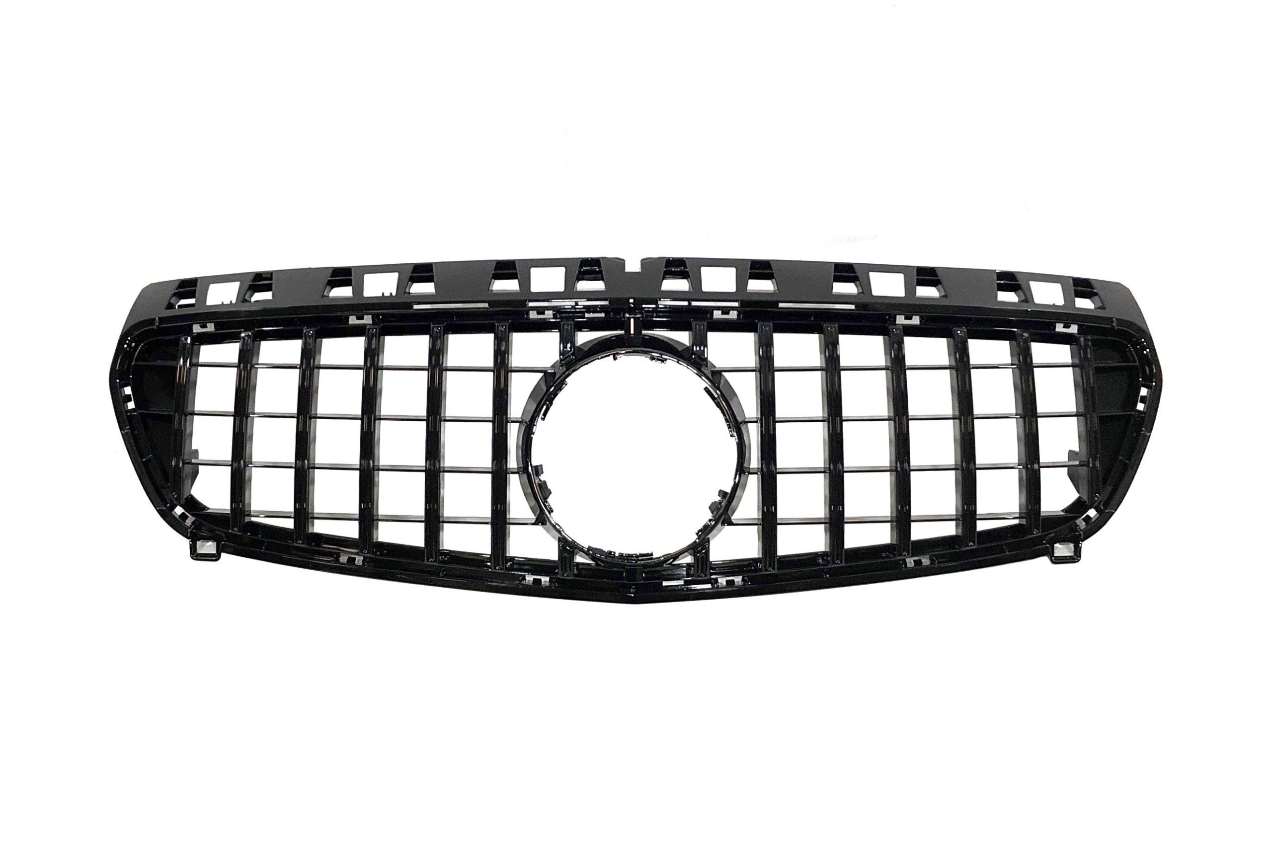 parrilla-mercedes-w176-2012-2015-look-gtr-black.jpg Parrilla Mercedes Clase A W176 2012-2015 Look GT Negro Brillante