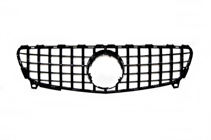 parrilla-mercedes-w176-2017-look-gt-3.jpg Parrilla Mercedes Clase A W176 2016-2018 Look GT Negro brillante