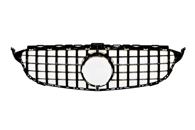 parrilla-mercedes-w205-look-gtr-3.jpg Parrilla Mercedes Clase C W205 2014-2018 Look GTR Black