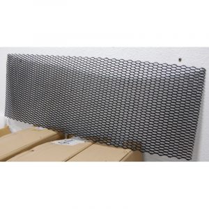 Rejilla Universal NEGRA plástico ABS diseño Rombo (124x40cm)