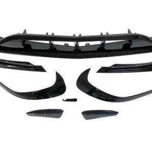 Spoiler Delantero Mercedes W176 16-18 Look AMG A45 Negro Brillante