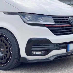 Spoiler Delantero Volkswagen T6.1 2019-2021 Negro Brillante