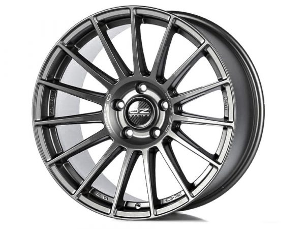 Llantas OZ Superturismo Dakar Matt Graphite Silver Lettering