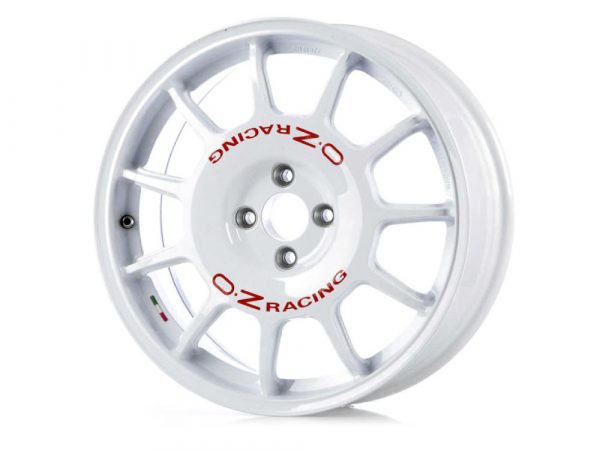 Llantas OZ Leggenda Race White Red Lettering